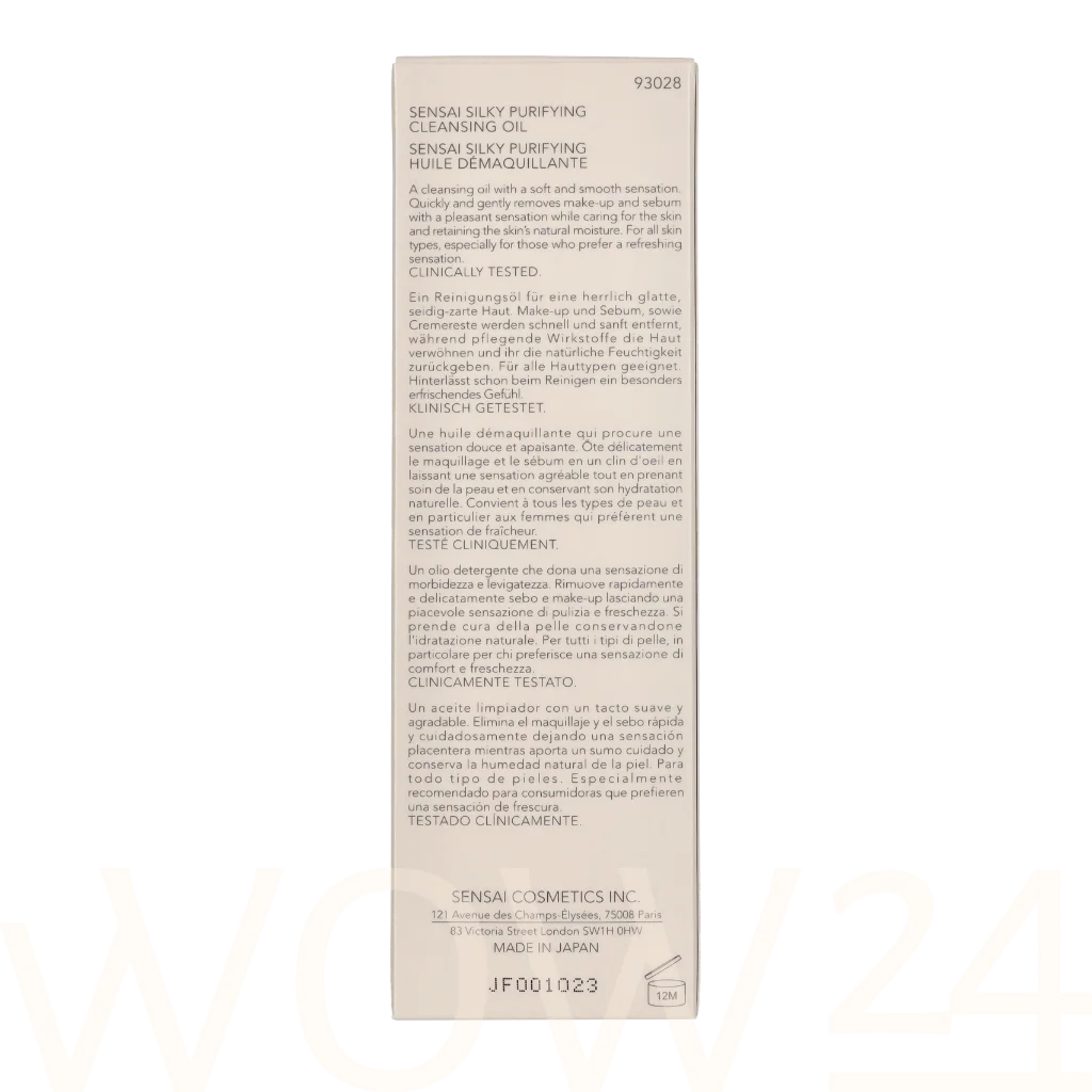 Sensai Silky Purifying Cleansing Oil Veido valomasis aliejus 150 ml veido aliejus