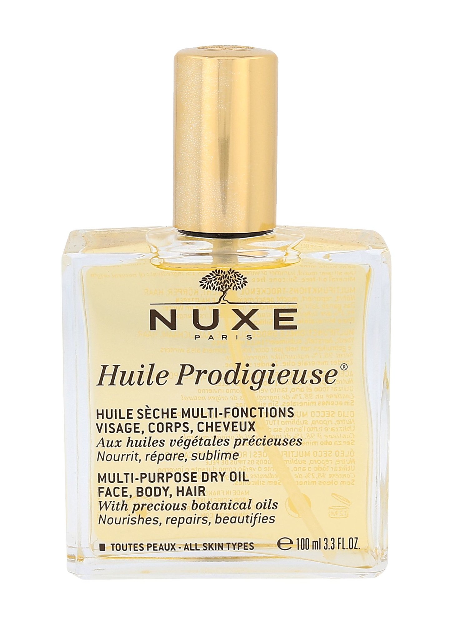 Nuxe Huile Prodigieuse Multi Purpose Dry Oil Face, Body, Hair 100ml kūno aliejus (Pažeista pakuotė)