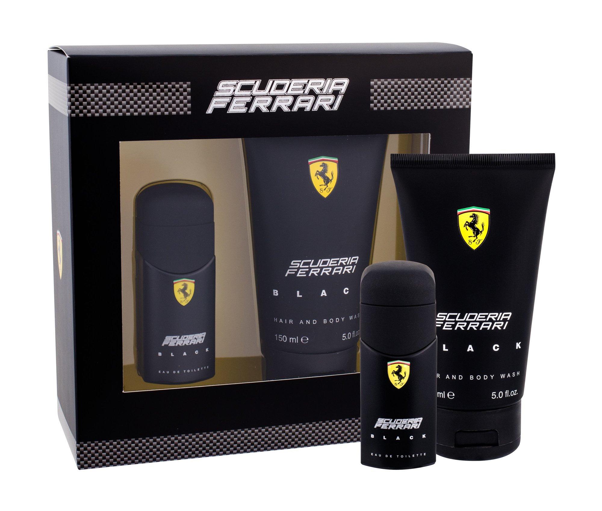 Ferrari Scuderia Ferrari Black 30ml Edt 30 ml + Shower Gel 150 ml Kvepalai Vyrams EDT Rinkinys