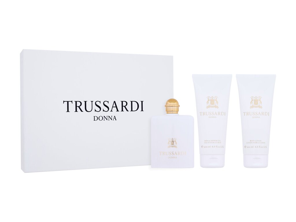 Trussardi Donna 2011 Eau De Parfum 100 ml Edp 100 ml + Shower Gel 200 ml + Body Lotion 200 ml Set