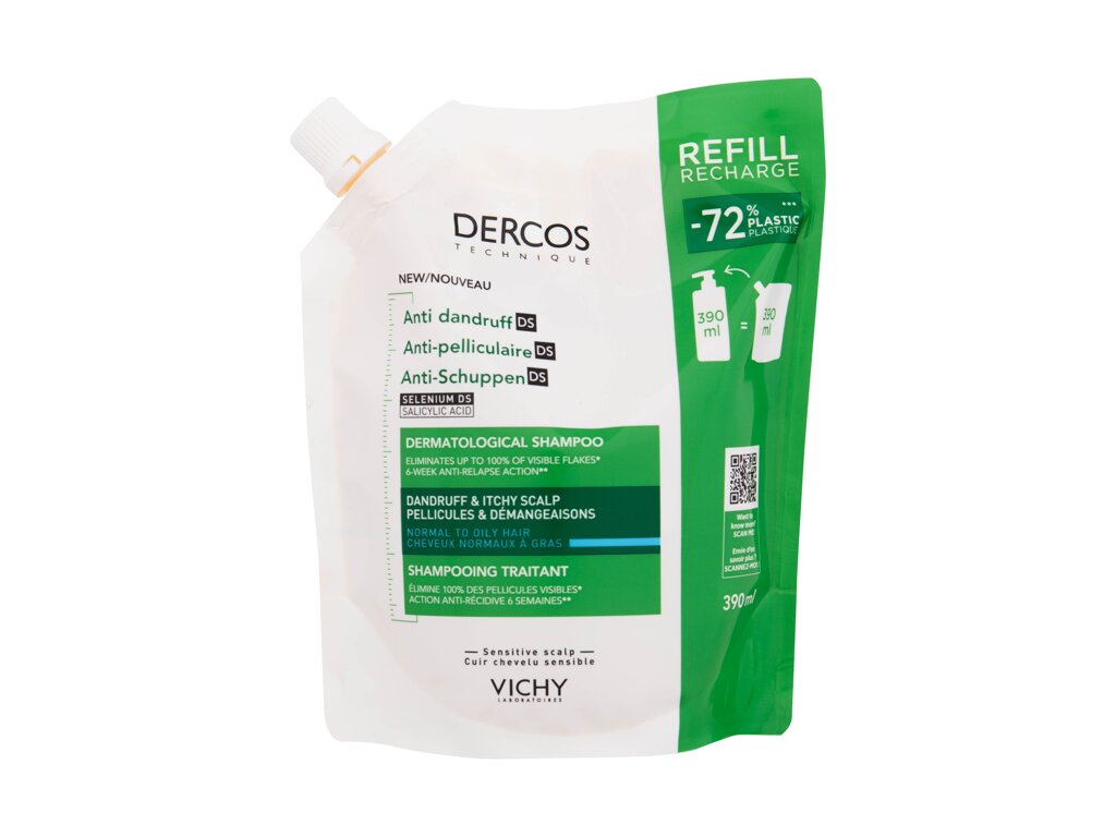 Vichy Dercos Anti-Dandruff Dermatological Shampoo Normal to Oily Hair &scaron;ampūnas
