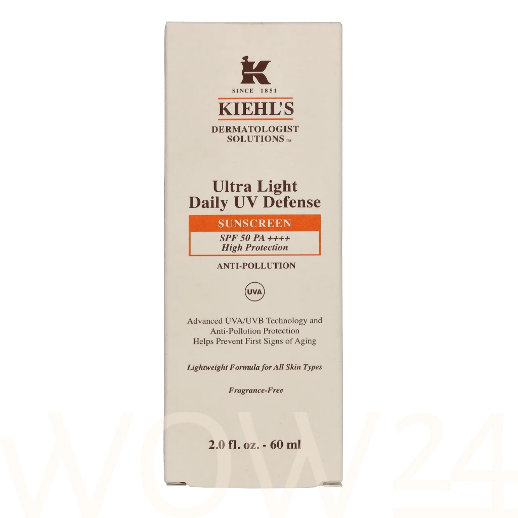 Kiehl's Kiehl's D.S. Ultra Light Daily UV Defense Sunscreen SPF50 60 ml Vyrams