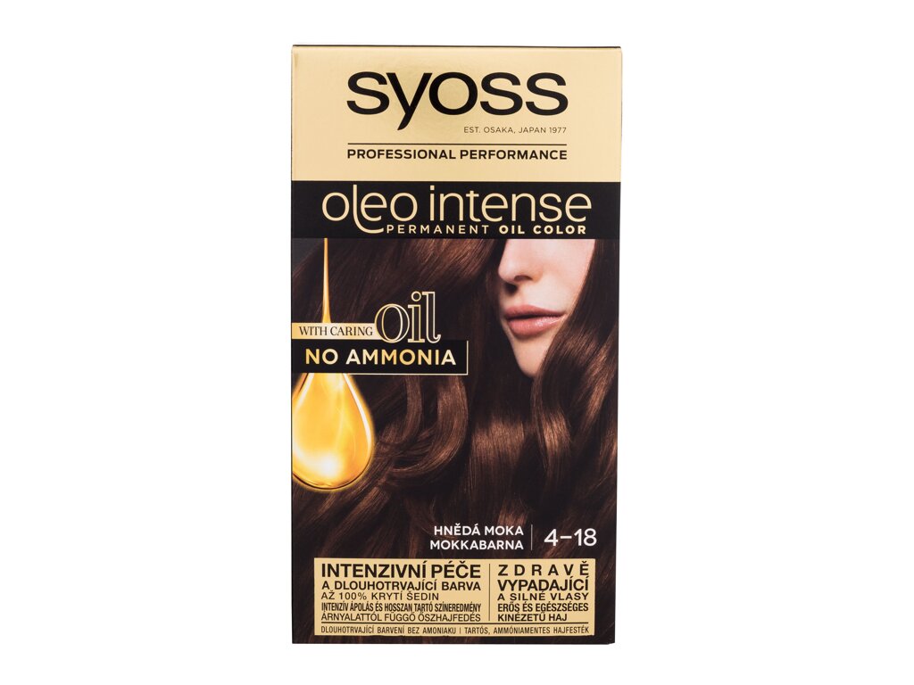 Syoss Oleo Intense Permanent Oil Color 50ml plaukų dažai (Pažeista pakuotė)