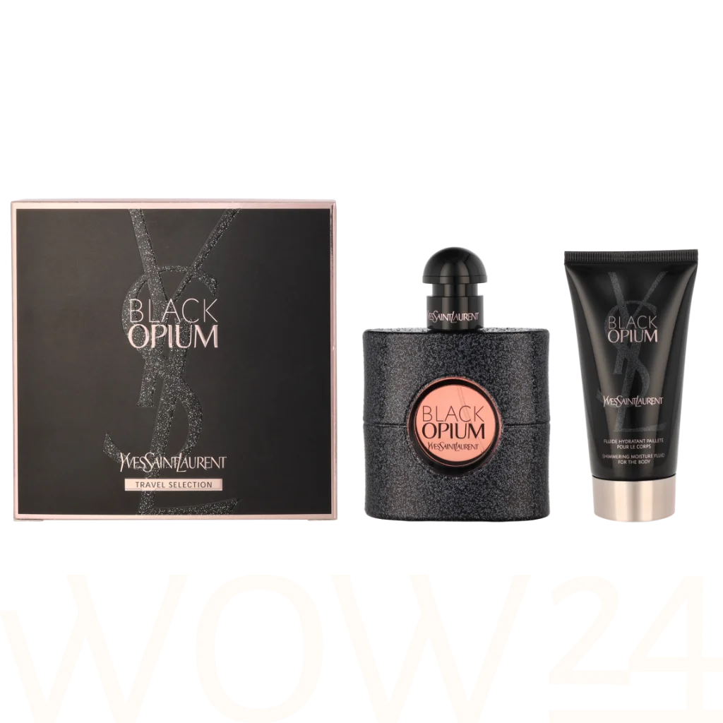 Yves Saint Laurent Black Opium 50 ml 50 ml EDP + 50 ml kūno losjonas kvepalai Moterims EDP Rinkinys