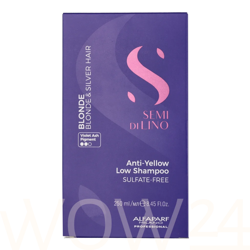 Alfaparf Alfaparf Semi Di Lino Intense Anti-Yellow Low Shampoo &scaron;ampūnas