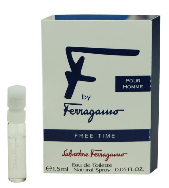 Salvatore Ferragamo F by Ferragamo Free Time 1,5ml kvepalų mėginukas Vyrams EDT