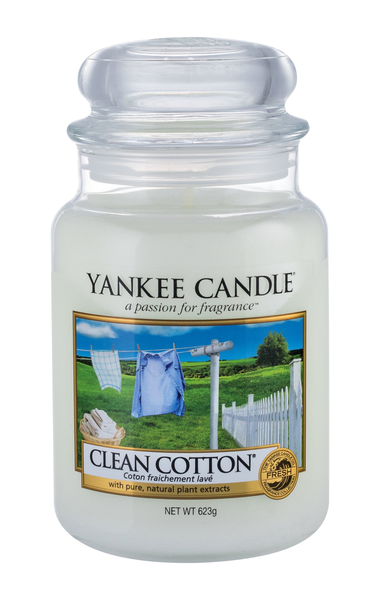 Yankee Candle Clean Cotton 623g Kvepalai Unisex Scented Candle