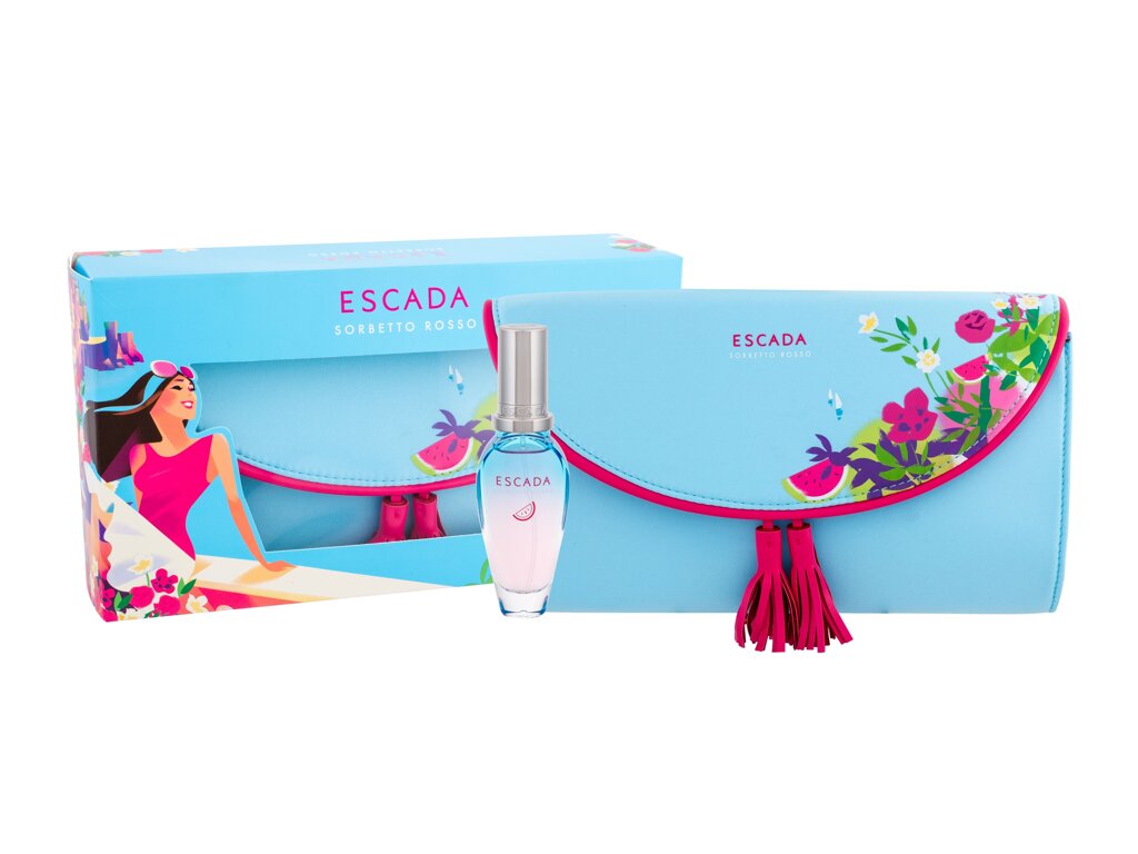 Escada Sorbetto Rosso 30ml Edt 30 ml + Cosmetic Bag Kvepalai Moterims EDT Rinkinys (Pažeista pakuotė)