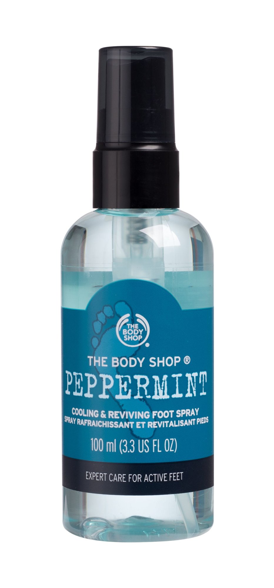 The Body Shop  Peppermint Cooling & Reviving Spray Kojų purškiklis