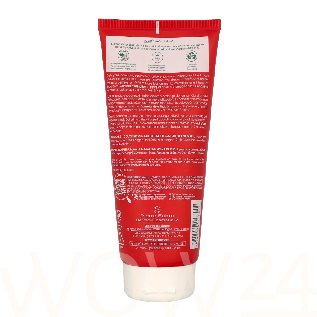 Klorane Klorane Protecting Conditioner With Pomegranate 200 ml kondicionierius