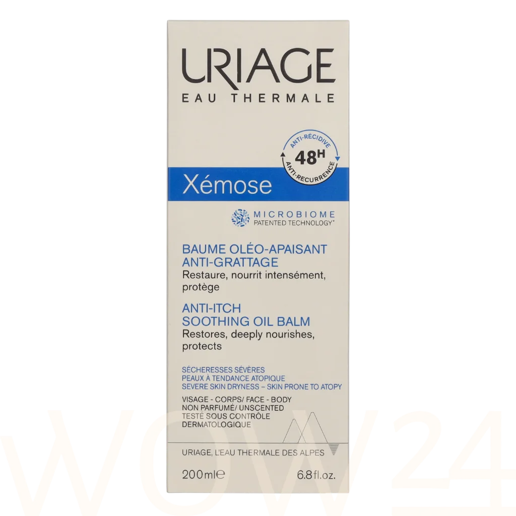 Uriage Uriage Xemose Anti-Itch Soothing Oil Balm 48h Anti-Recurrence 200 ml kvepalų mėginukas Unisex