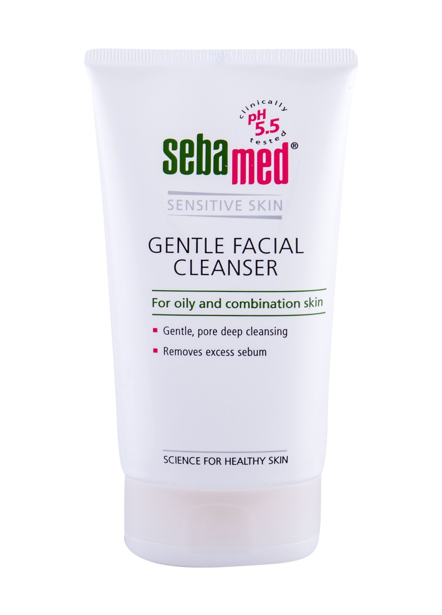 SebaMed Sensitive Skin Gentle Facial Cleanser 150ml veido gelis (Pažeista pakuotė)