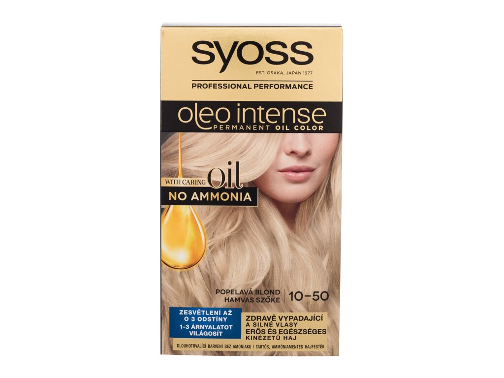 Syoss Oleo Intense Permanent Oil Color 50ml moteriška plaukų priemonė (Pažeista pakuotė)