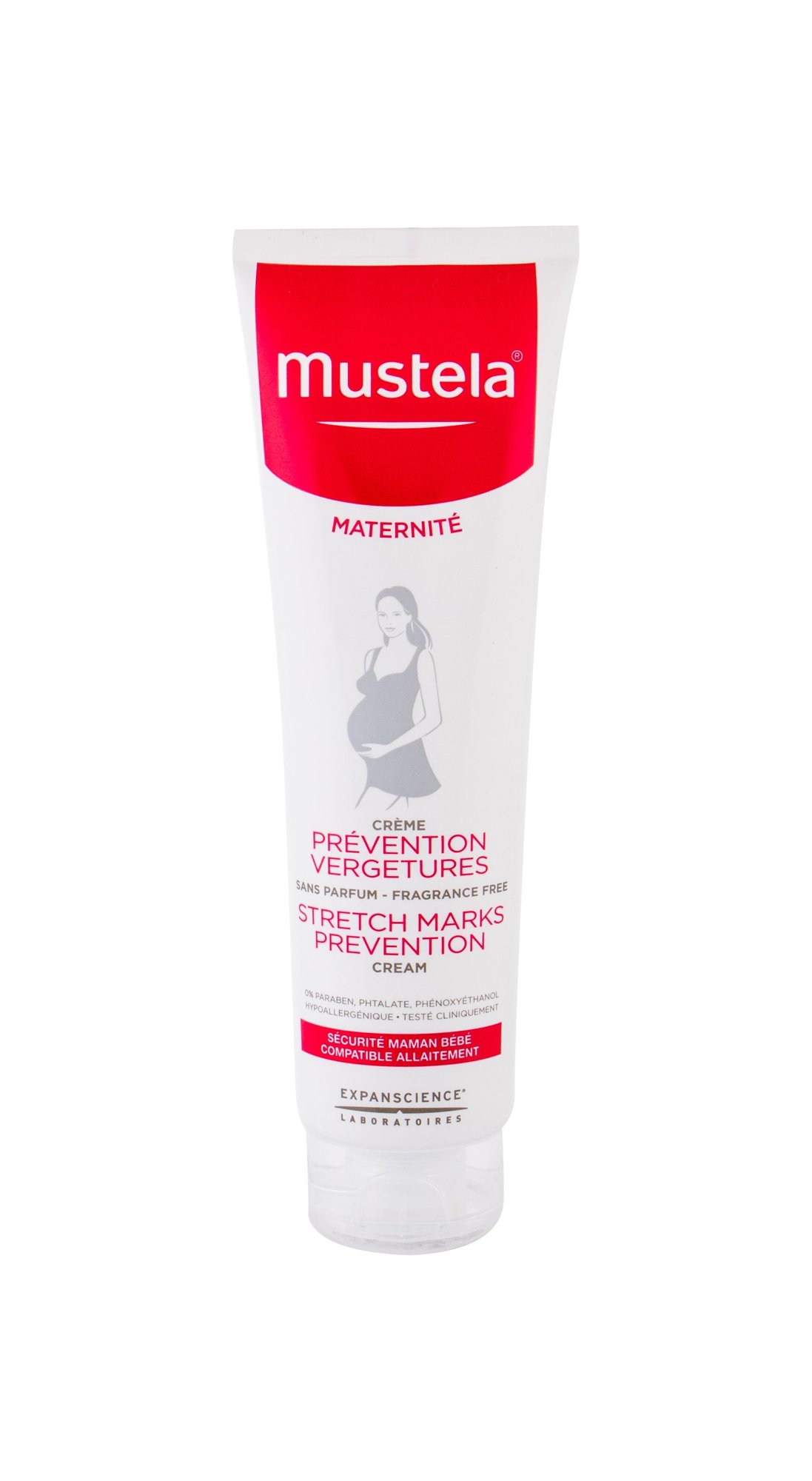 Mustela Maternité Stretch Marks Prevention Cream priemonė celiulitui ir strijoms