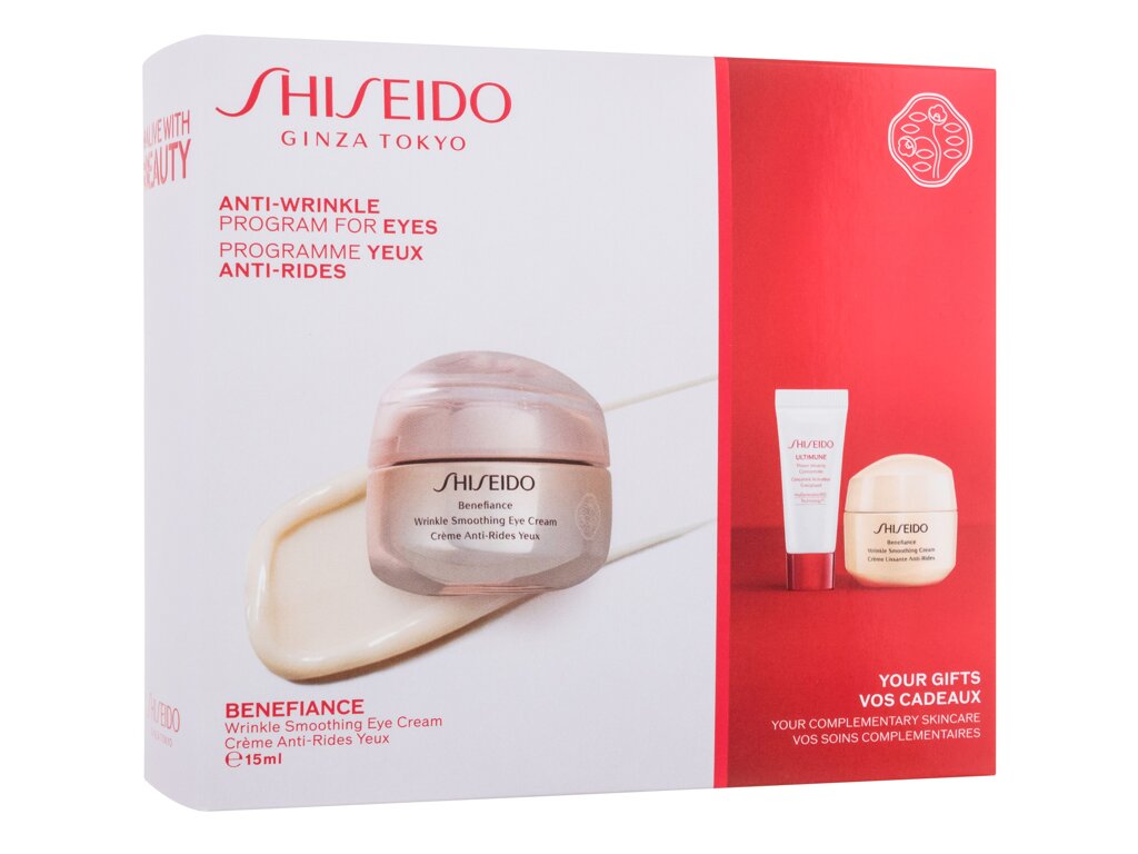 Shiseido Benefiance Anti-Wrinkle Program For Eyes paakių kremas