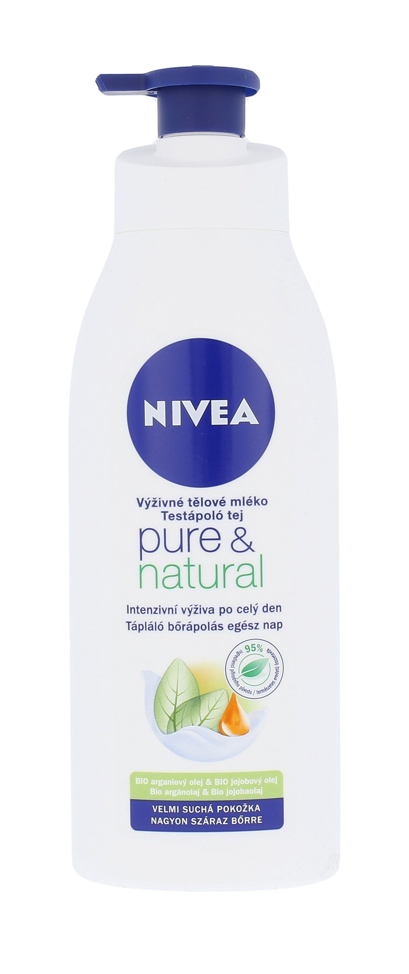 Nivea Pure & Natural 400ml kūno losjonas
