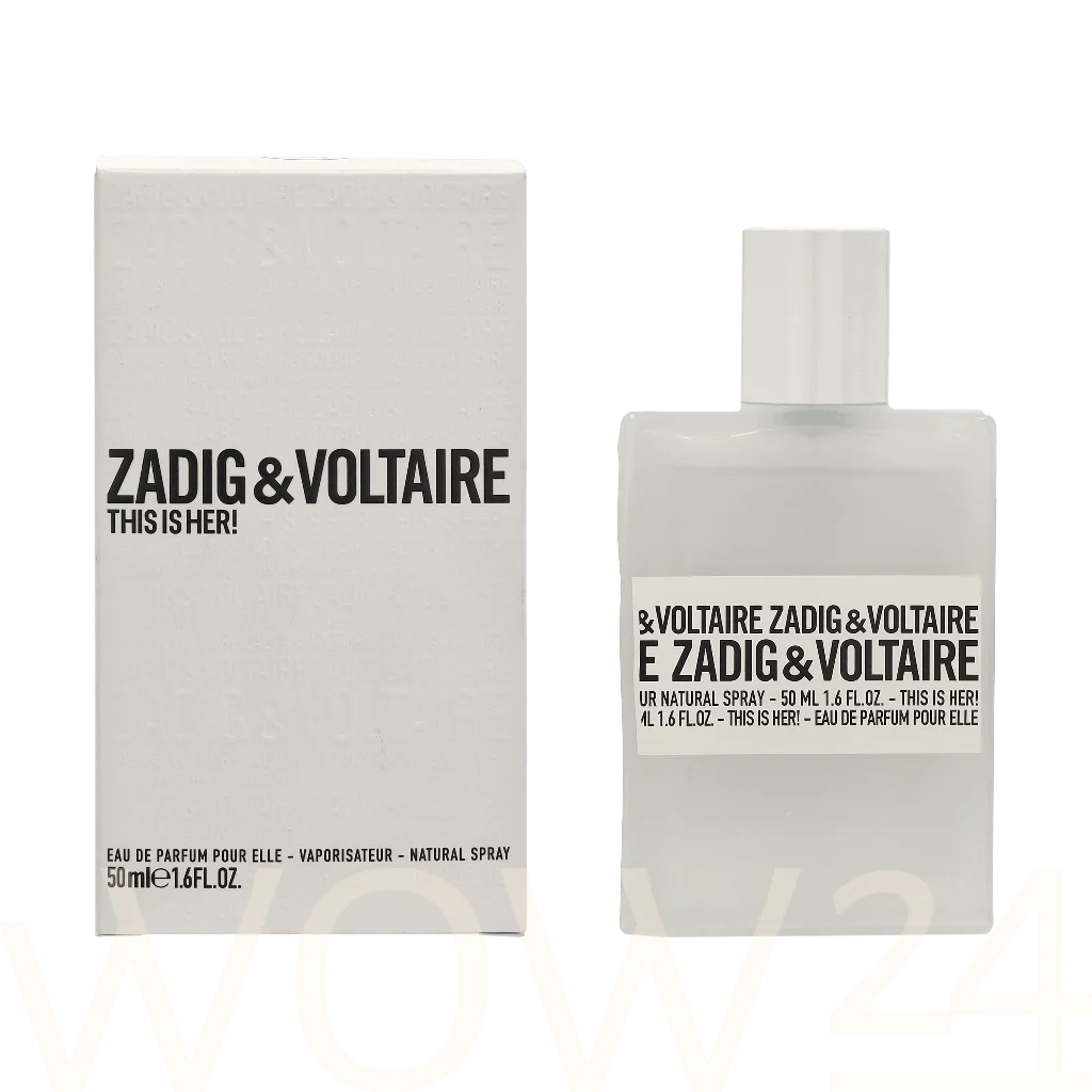 Zadig & Voltaire Zadig & Voltaire This Is Her! Edp Spray 50 ml NI&Scaron;INIAI kvepalai Moterims EDP