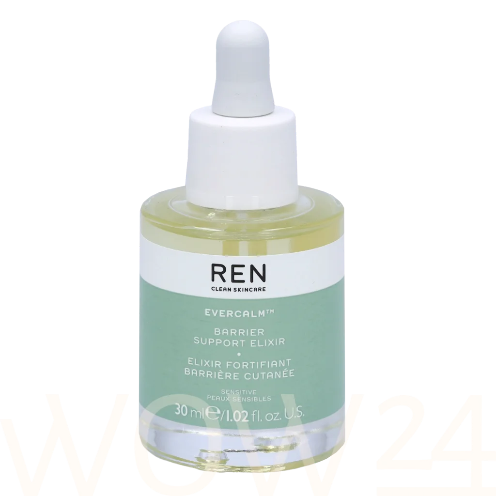 Ren REN Evercalm Barrier Support Elixir 30 ml natūrali veido odos priežiūros priemonė