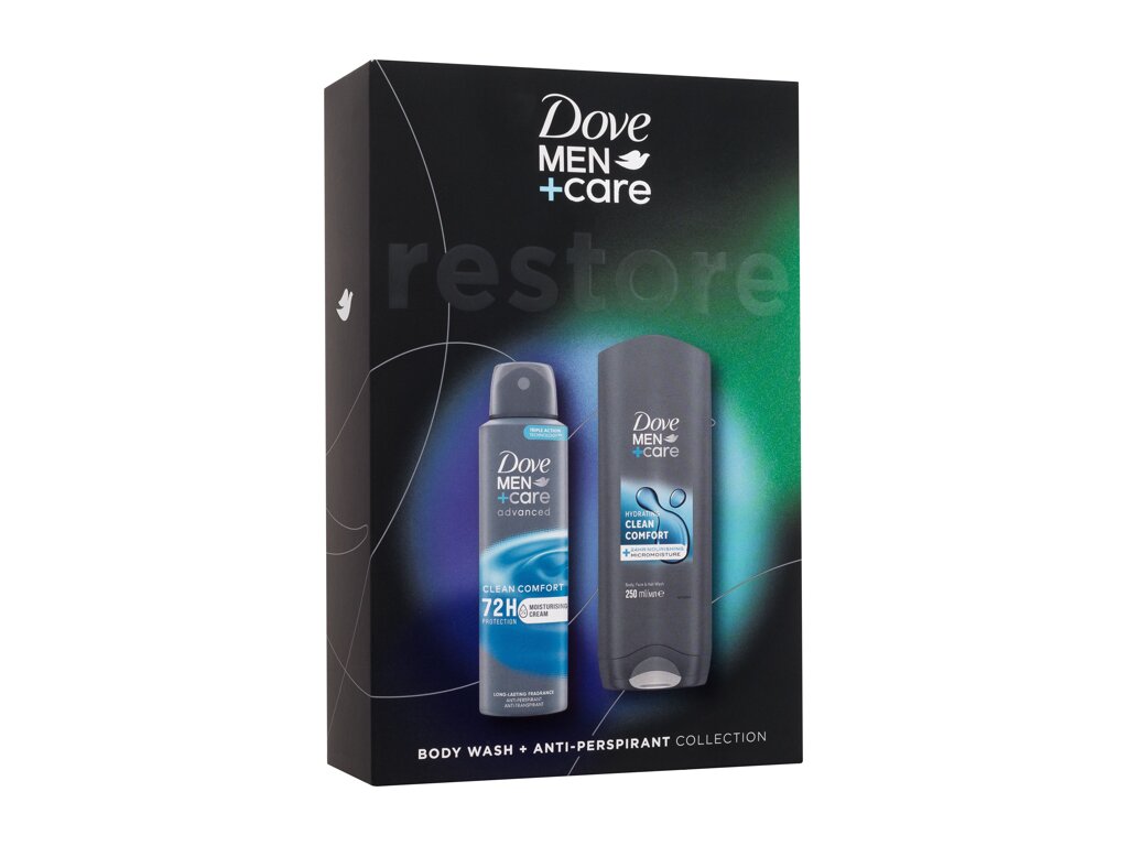 Dove Men + Care Clean Comfort Du&scaron;o gelis 250 ml Damaged box Set