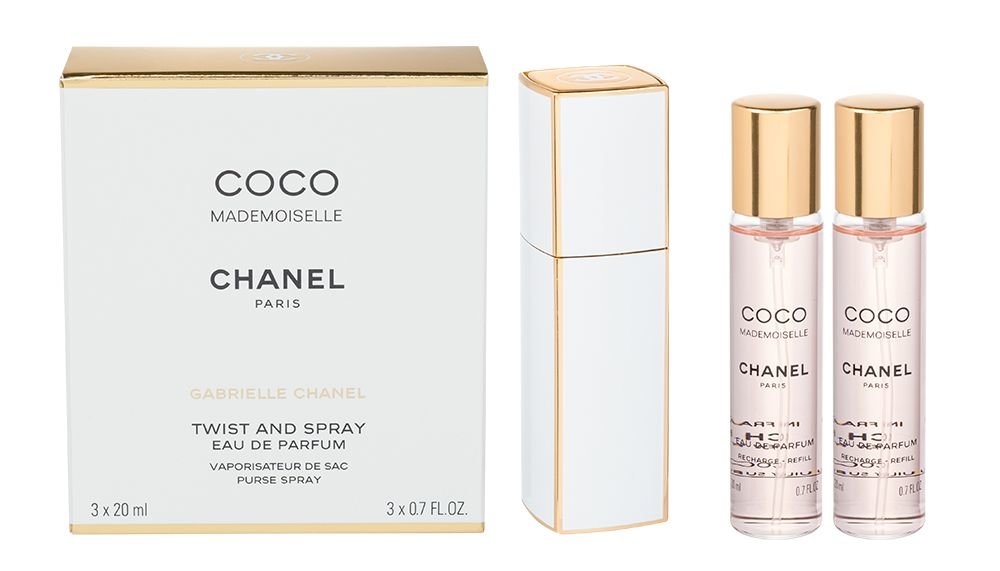 Chanel Coco Mademoiselle 3x20ml Kvepalai Moterims EDP (Pažeista pakuotė)