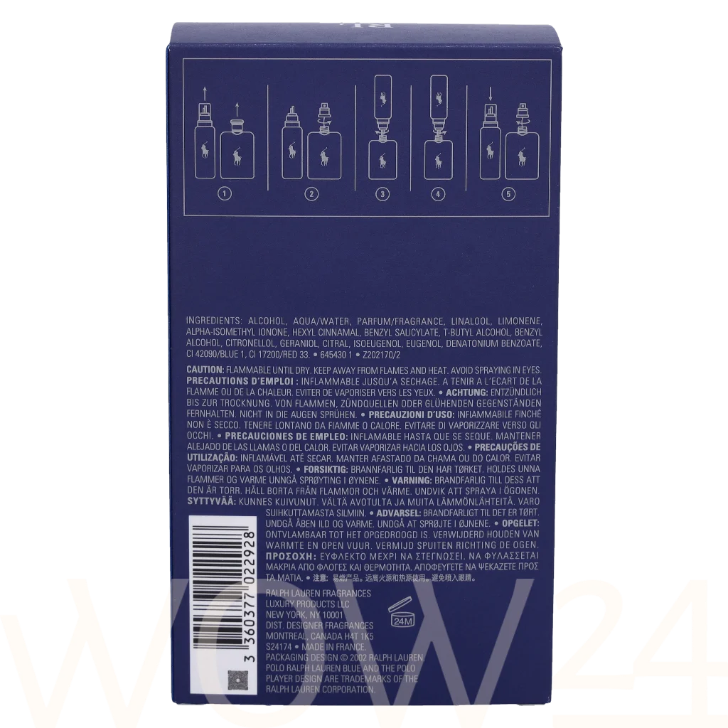 Ralph Lauren Ralph Lauren Polo Blue Edt Spray 125 ml kvepalai Vyrams EDT