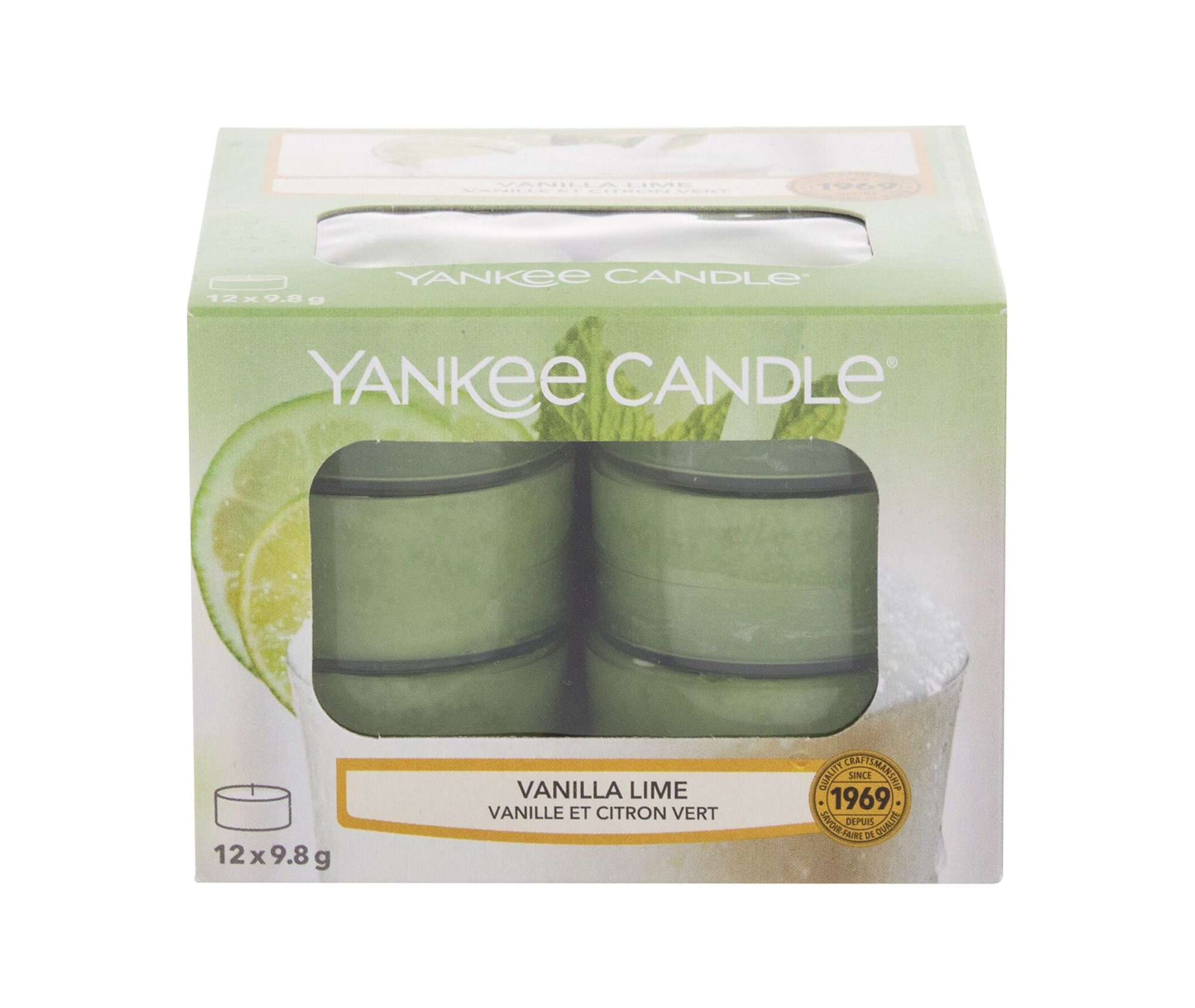 Yankee Candle Vanilla Lime 117,6g Kvepalai Unisex Scented Candle (Pažeista pakuotė)