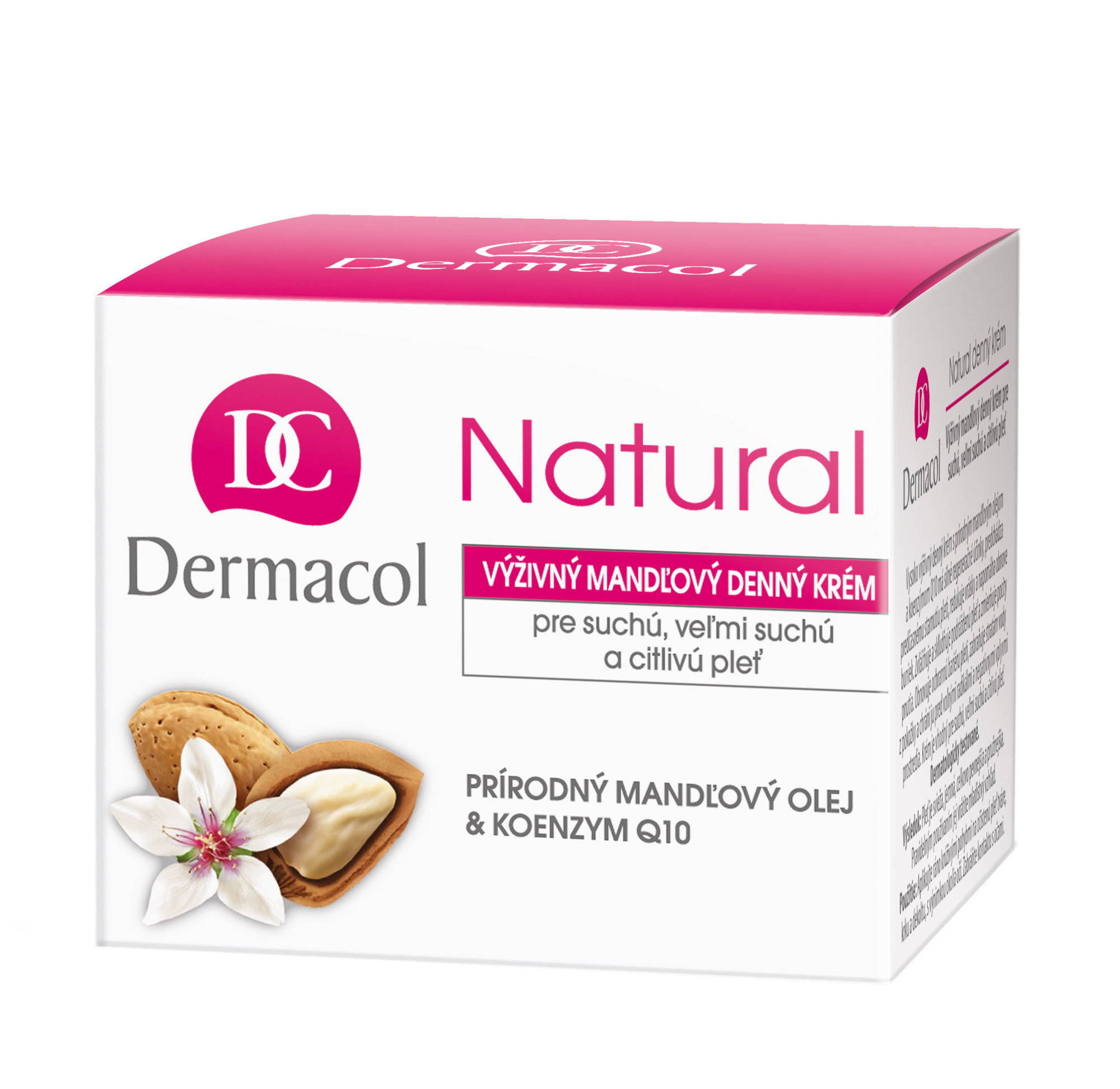 Dermacol Natural Almond 50ml dieninis kremas
