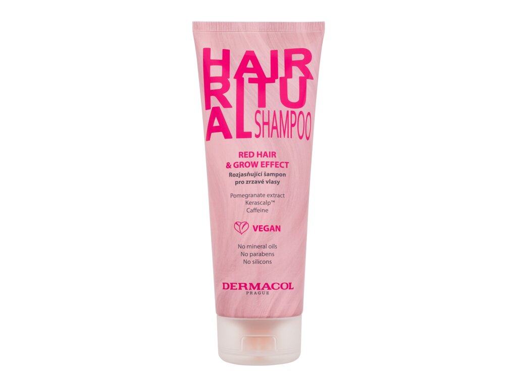 Dermacol Hair Ritual Shampoo Red Hair & Grow Effect šampūnas