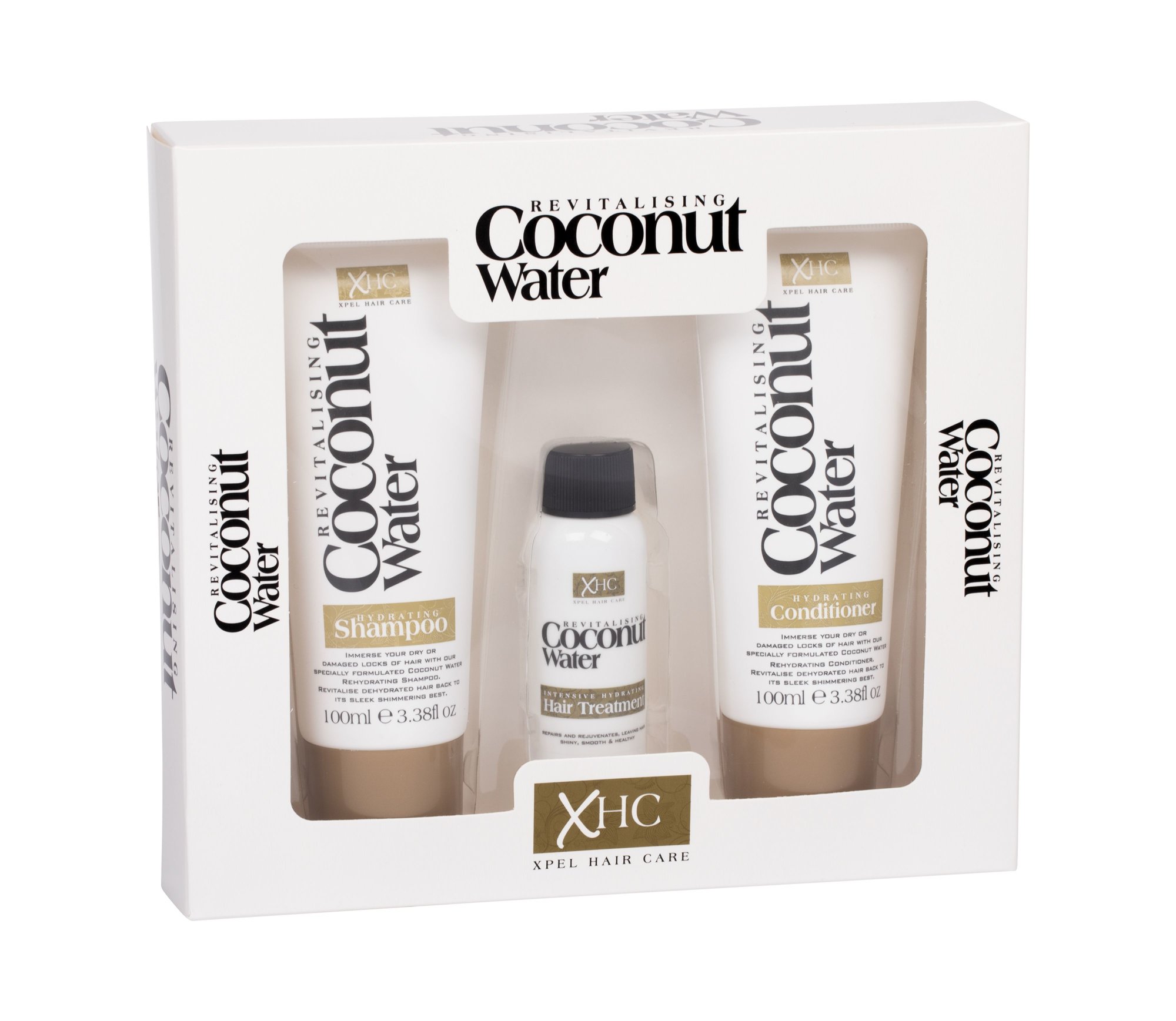 Xpel Coconut Water 100ml Shampoo 100 ml + Conditioner 100 ml + Hair Serum 30 ml šampūnas Rinkinys
