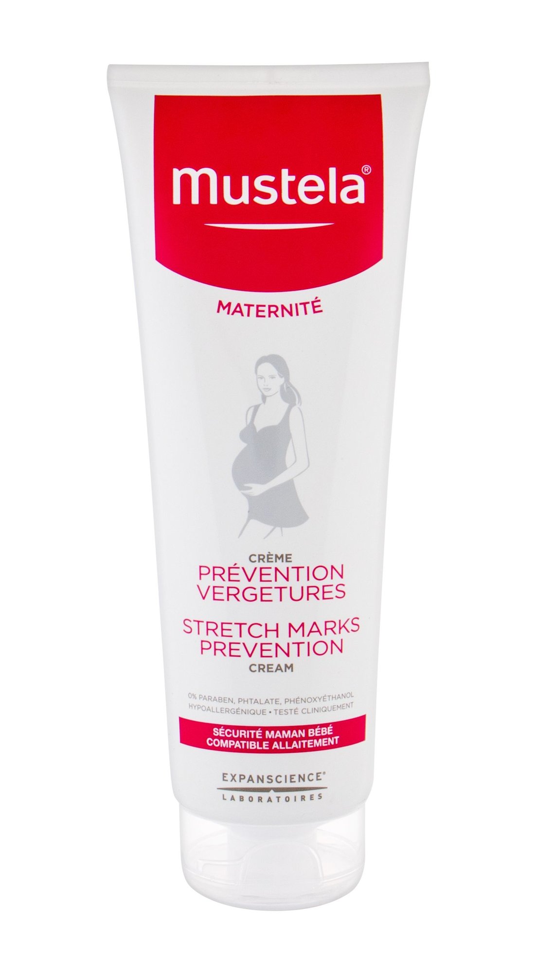 Mustela Maternité Stretch Marks Prevention Cream 250ml priemonė celiulitui ir strijoms