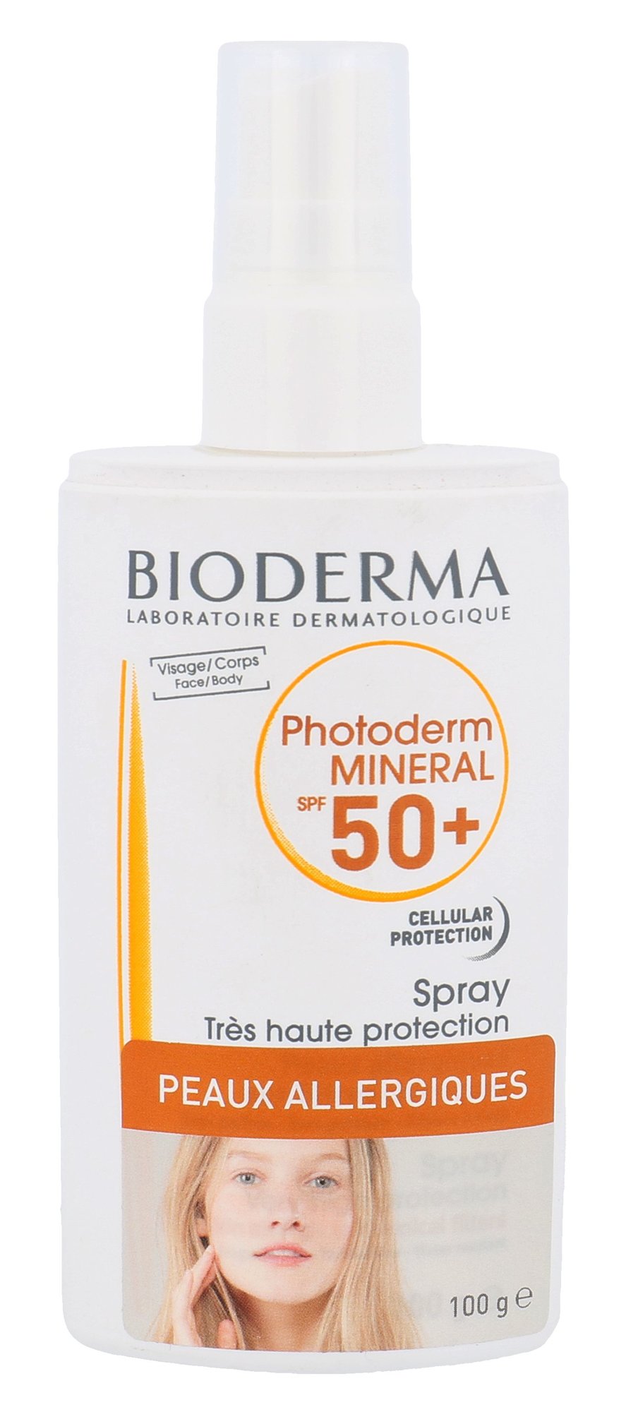 BIODERMA Photoderm Mineral Spray SPF50+ įdegio losjonas
