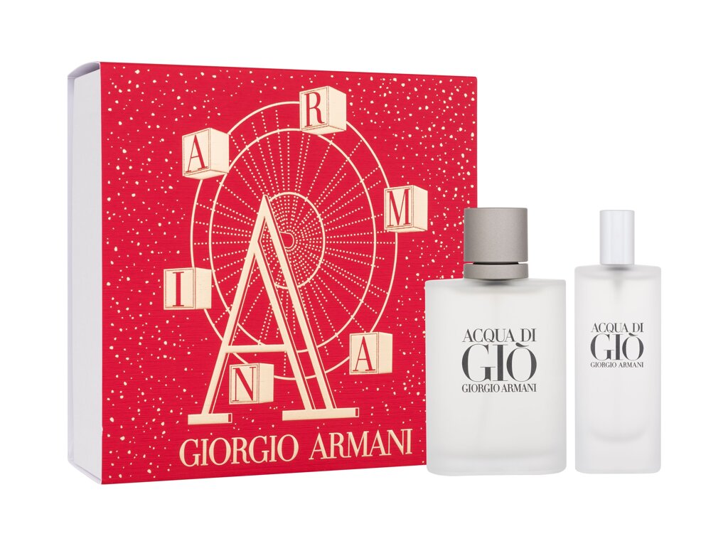 Giorgio Armani Acqua di Gio Pour Homme 50ml Edt 50 ml + Edt 15 ml Kvepalai Vyrams EDT Rinkinys