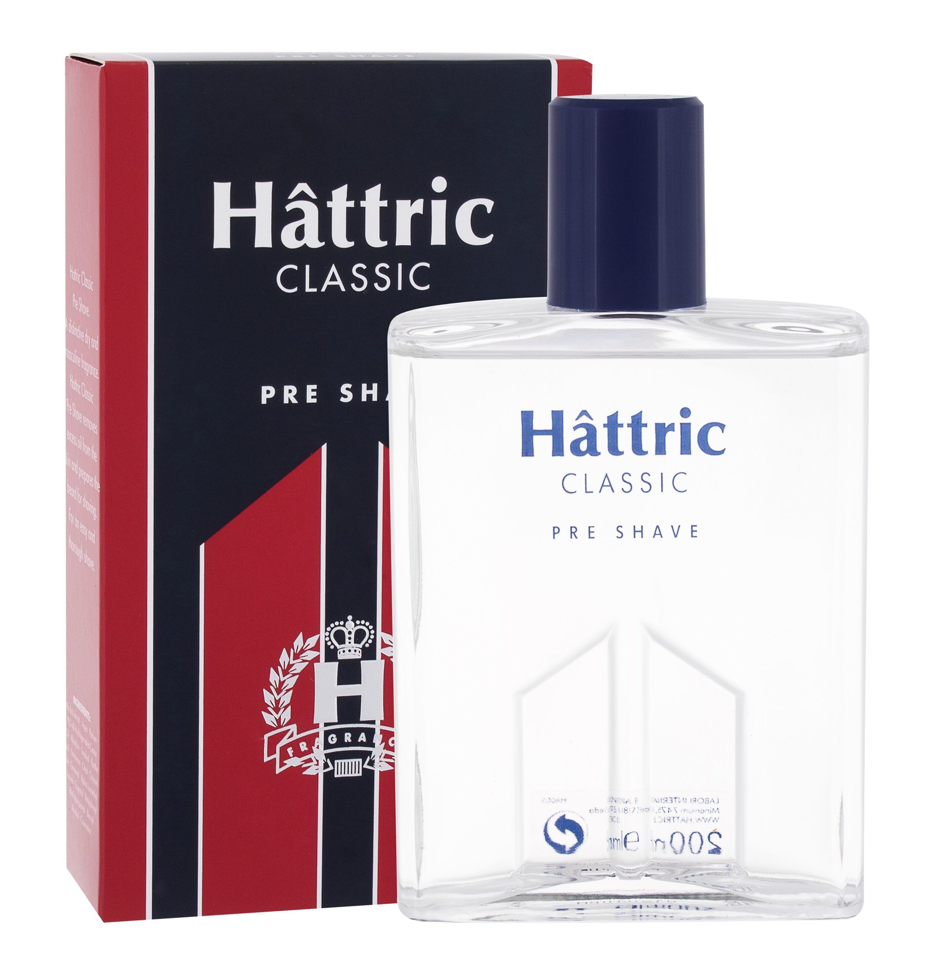 Hattric Classic 200ml priemonė prie&scaron; skutimąsi (Pažeista pakuotė)