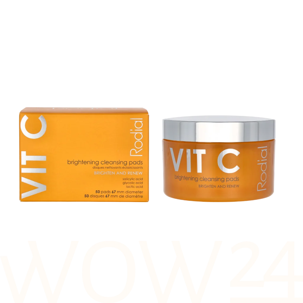Rodial Rodial Vit C Brightening Cleansing Pads 50 piece drėgnos servetėlės