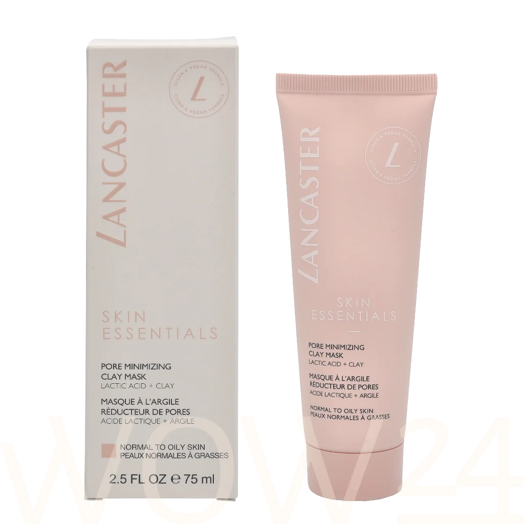 Lancaster Lancaster Skin Essentials Pore Refining Clay Face Mask 75 ml natūrali veido odos priežiūros priemonė