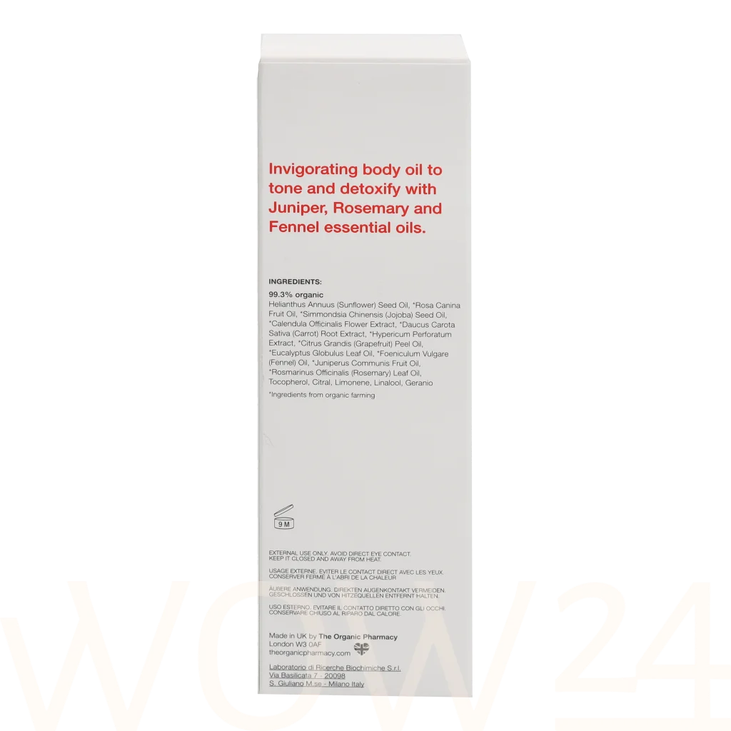 The Organic Pharmacy The Organic Pharmacy Detox Cellulite Body Oil 100 ml kūno aliejus
