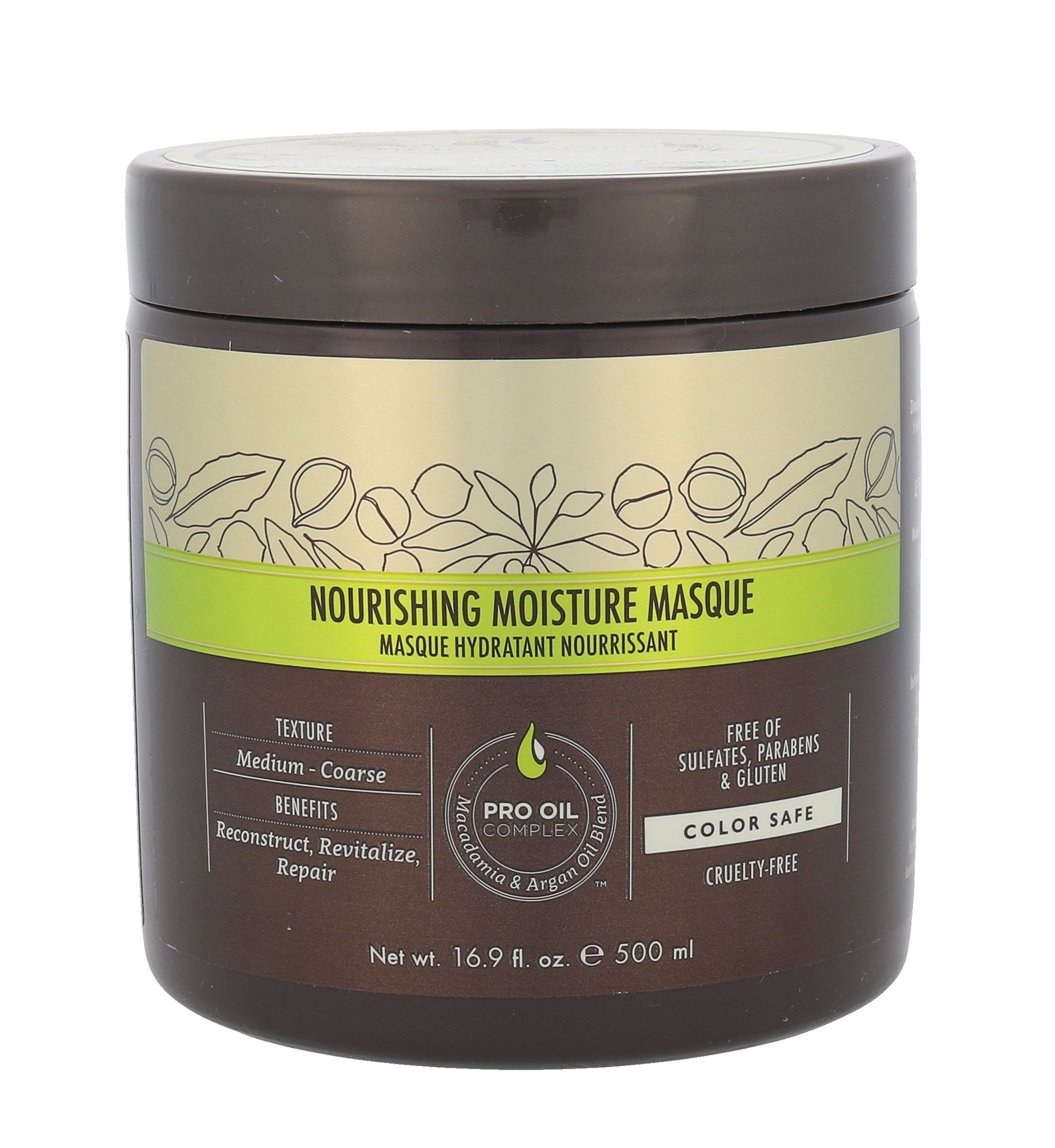 Macadamia Professional Nourishing Moisture 500ml plaukų kaukė