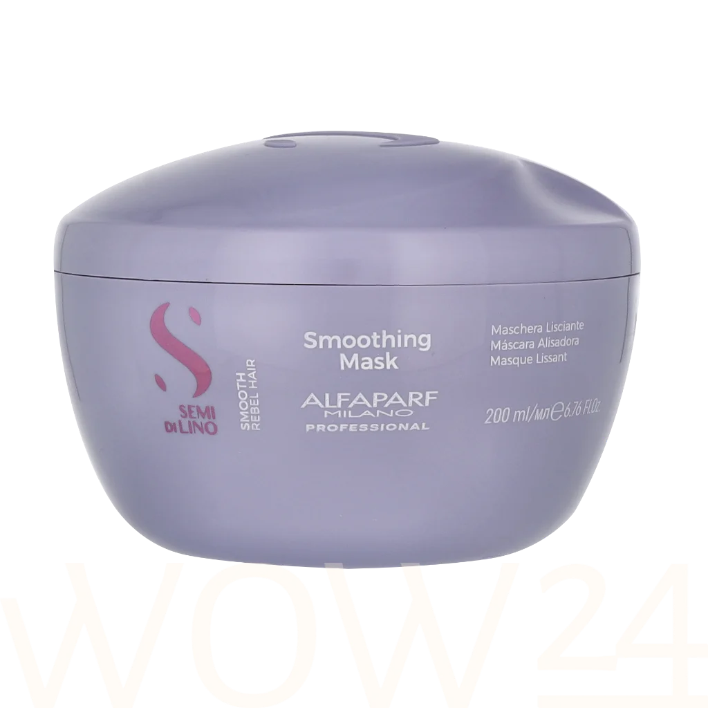 Alfaparf Alfaparf Semi Di Lino Smoothing Mask 200 ml plaukų kaukė
