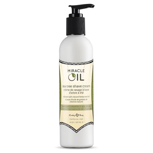 Hemp Seed Miracle Oil Tea Tree Shave Cream Skutimosi kremas 473ml kūno aliejus