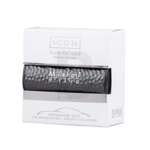 Millefiori Milano Millefiori Milano Icon Car Air Freshener Nero Metal namų kvapas
