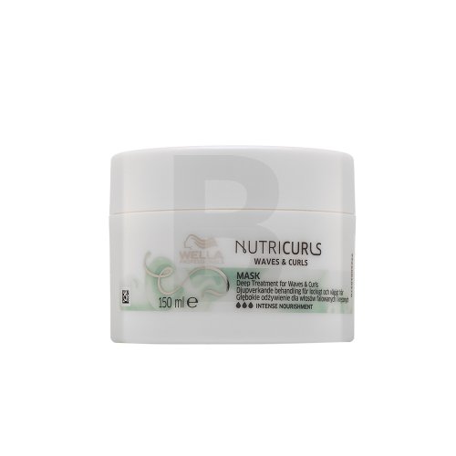 Wella professional NutriCurls Deep Treatment Plaukų kaukė Kaukė garbanotiems plaukams Moterims