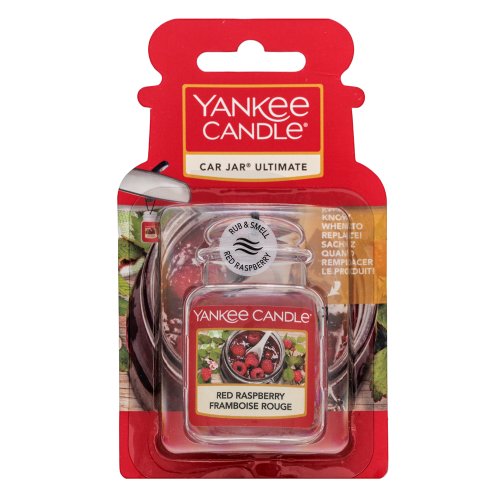 Yankee Candle Yankee Candle Car Jar Ultimate Red Raspberry 24 g namų kvapas