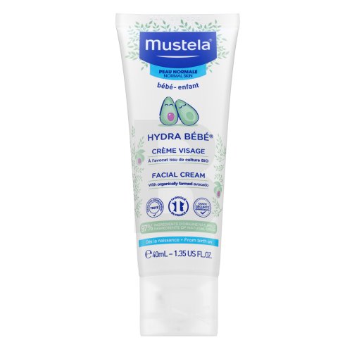 Mustela Hydra Bébé Facial Cream 40ml dieninis kremas Mustela Hydra Bébé Facial Cream 40ml dieninis kremas