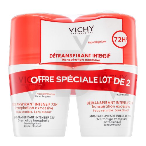 Vichy Stress Resist 72H Deodorant Anti-Transpirant Roll-on 2 x Dezodorantas ir antiperspirantas Unisex
