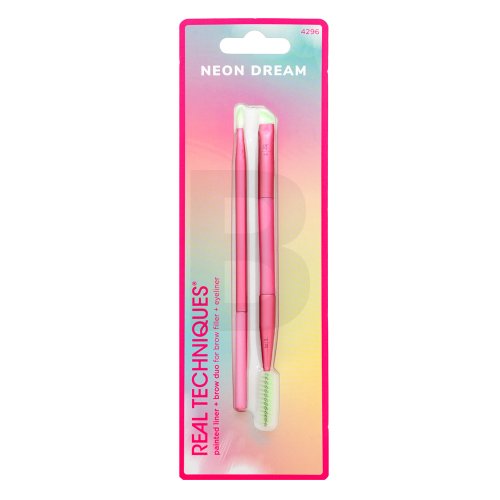 Real Techniques Neon Dream Painted Liner + Brow Duo &Scaron;epetėlis Makiažo &scaron;epetėlis Moterims