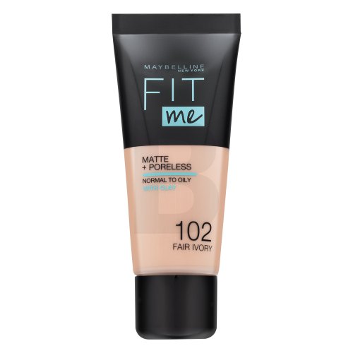 Maybelline Fit Me! Foundation Matte + Poreless 102 Fair Ivory Dekoratyvinė kosmetika