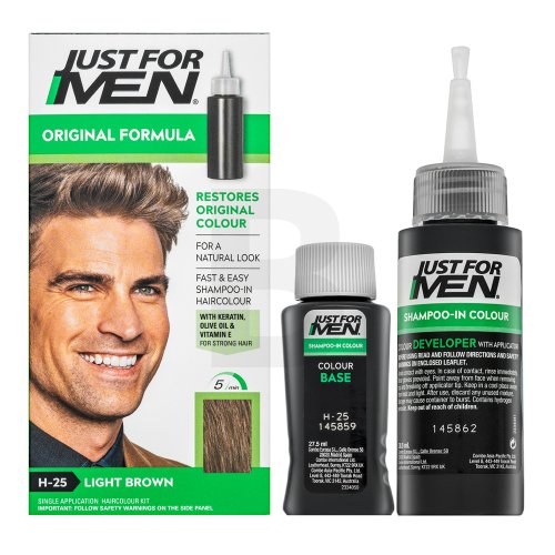 Just For Men Just For Men Shampoo-in Haircolour H25 Light Brown 66 ml Just For Men Just For Men Shampoo-in Haircolour H25 Light Brown 66 ml