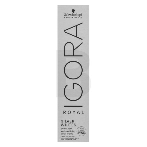 Schwarzkopf Igora Royal SilverWhite Permanent White Refining Color Creme Silver Plaukų priemonė