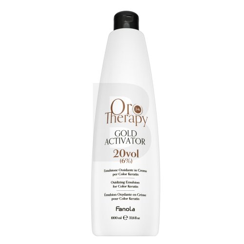 Fanola Oro Therapy 24k Gold Activator Oro Puro 6% 20 Vol. Plaukų priemonė