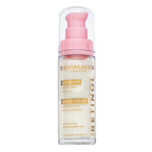 Dermacol Regenerating night skin serum Retinol (SOS Supreme Repair Serum) 30 ml 30ml vietinės priežiūros priemonė